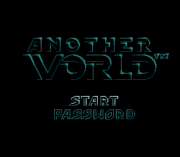 Another World Title Screen